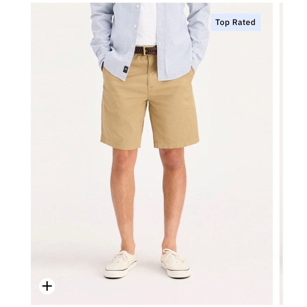 NWT DOCKERS Men's Straight Fit Supreme Flex Ultimate 9.5" Shorts Size 42